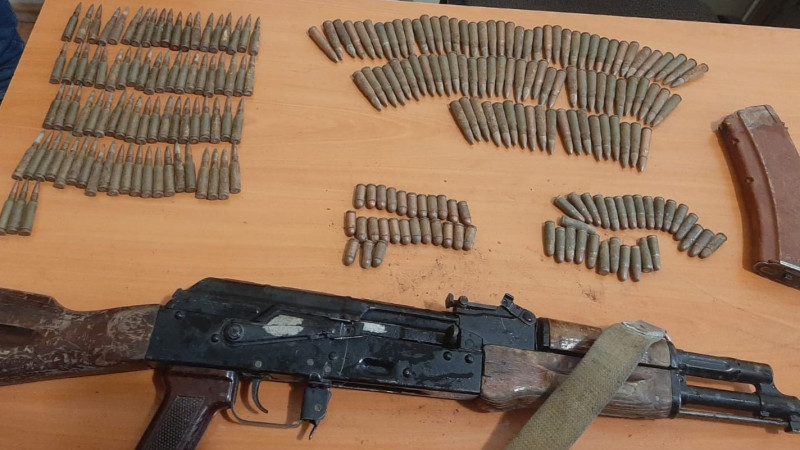 Daşkəsəndə silah-sursat aşkarlanıb