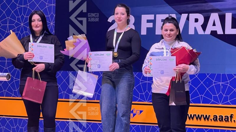 Gəncəli xanımdan PƏHLƏVAN nəticəsi - VİDEO