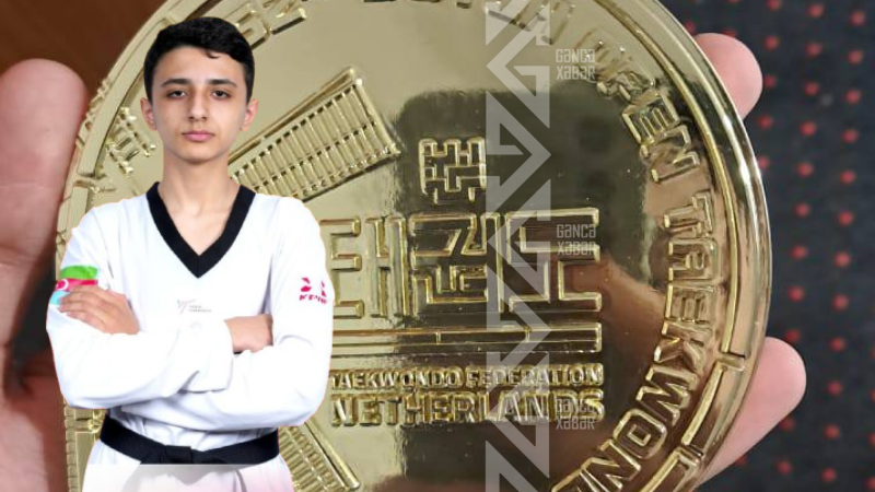 Gəncəli taekvondoçu Avropada bütün rəqiblərini məğlub edib