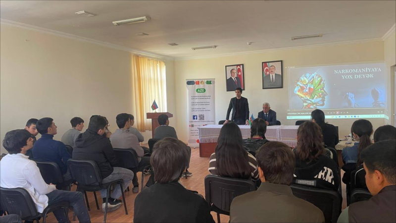 “Narkomaniya bəşəriyyətin bəlasıdır” mövzusunda tədbir keçirilib - FOTO