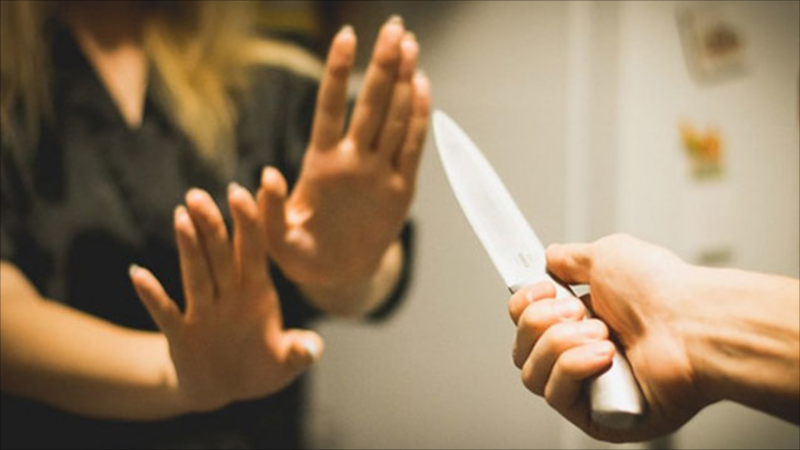 49 yaşlı qadın bıçaqlandı, 2 nəfərin izahatı alındı