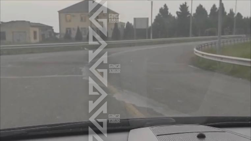 Göygölün girişində PROBLEM: Yol nişanları yox, sürücülər çaşqın – VİDEO