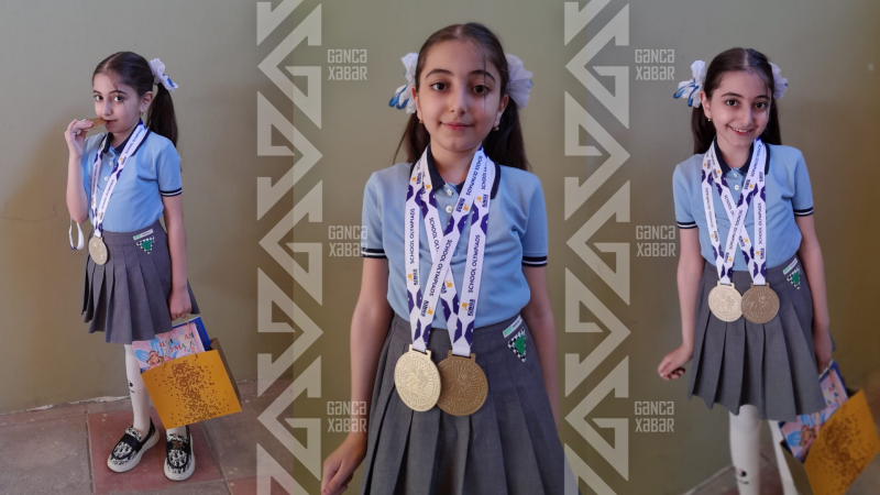 Şagirdimiz Beynəlxalq Olimpiadada iki qızıl medal qazandı
