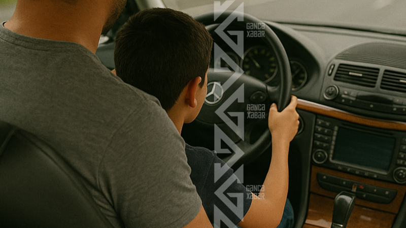 Yol polisi körpə uşaqla avtomobil idarə edən sürücülərə müraciət edib