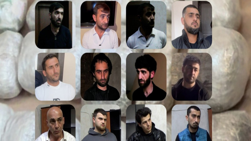 Mütəşəkkil dəstənin 12 üzvü tutulub, 175 kq narkotik dövriyyədən çıxarılıb