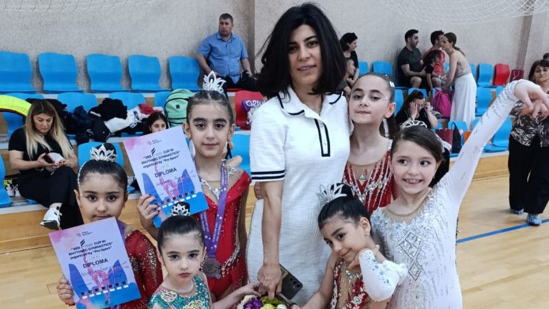 Gəncə gimnastlarından beynəlxalq turnirdə parlaq çıxış - FOTO
