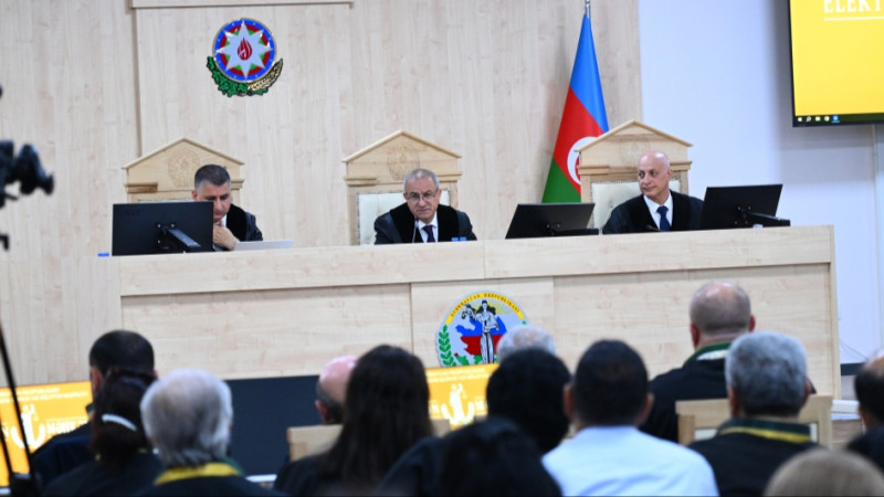 Vətən müharibəsində Ermənistan silahlı qüvvələrinin Azərbaycanın mülki infrastrukturuna ziyan vurması ilə bağlı sənədlər məhkəmədə tədqiq olunub