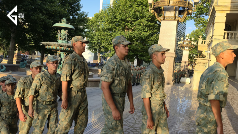 Gəncədə “Əsgərə məktub” layihəsi həyata keçirildi - FOTO
