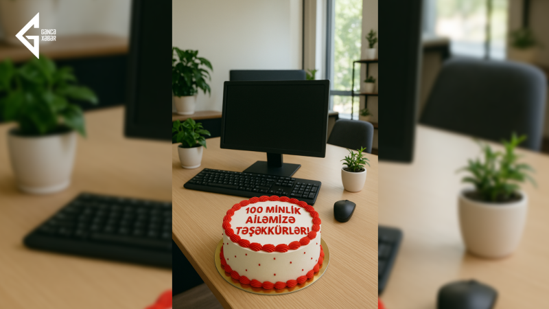 100 minlik ailəmizə təşəkkürlər!