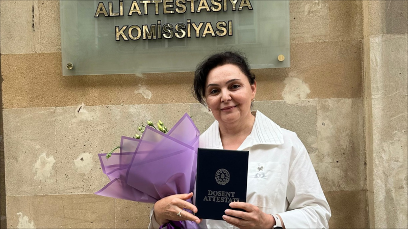 ATU əməkdaşları dosent adına layiq görülüb - FOTO