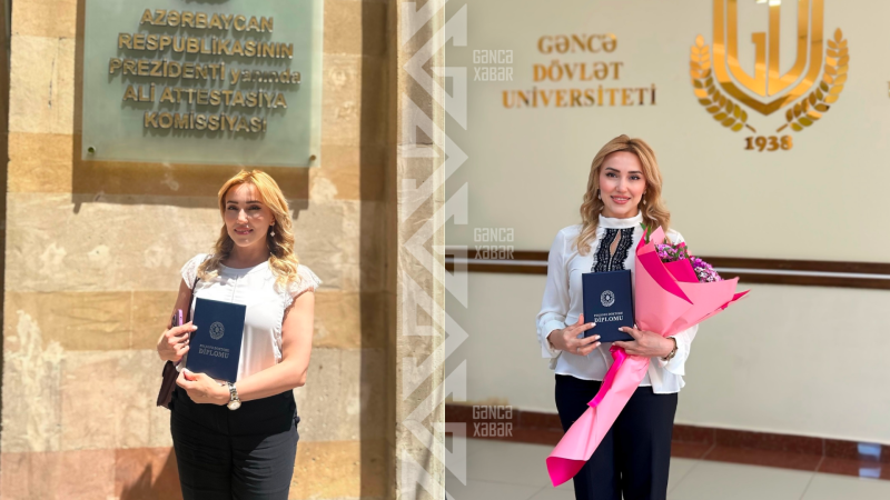 Gəncəli xanım alim oldu