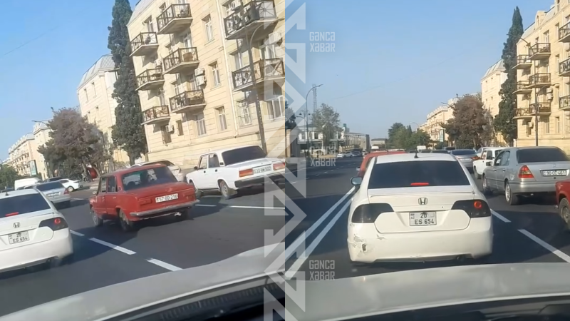 Gəncədə işıqforun interval problemi süni tıxaclara səbəb olur