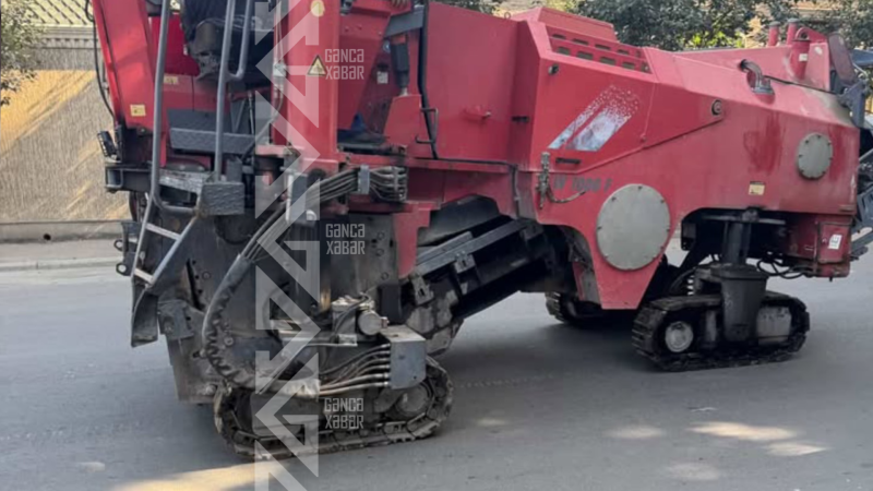 Gəncədə yeni asfalt örtüyü ZƏDƏLƏNDİ