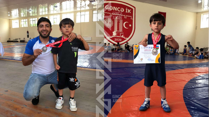 Gəncəli qazinin övladı medal qazandı