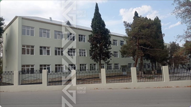 Gəncədə məktəb 20 aya təmir olundu - FOTO