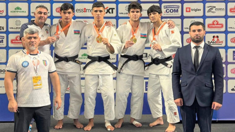 Gəncəli cüdoçu Avropa Kubokunda medal qazandı