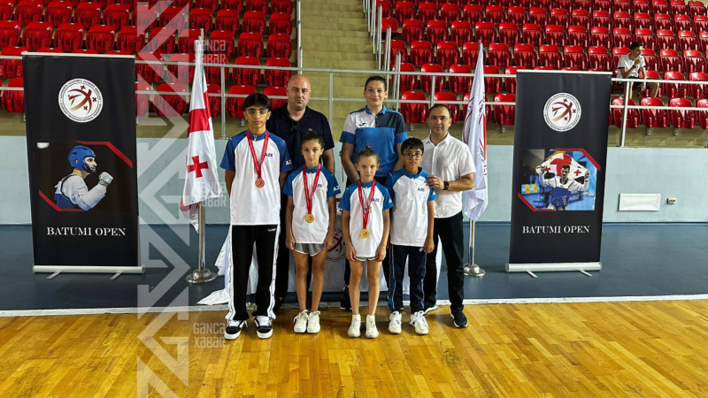 Şəhid Elbrus Hüseyinovun iki qızı qızıl medal qazanıb - FOTO