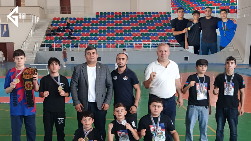 Gəncəli idmançılar medalları SÜPÜRDÜLƏR