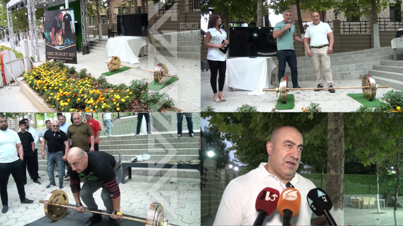 Gəncədə dünya və Avropa çempionu Rüfət Ağayevin 50 illik yubileyi keçirilib