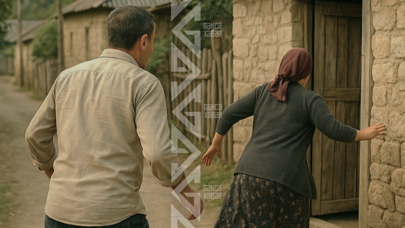 45 yaşlı kişi arvadını döydüyü üçün Gəncəni tərk edə bilməyəcək