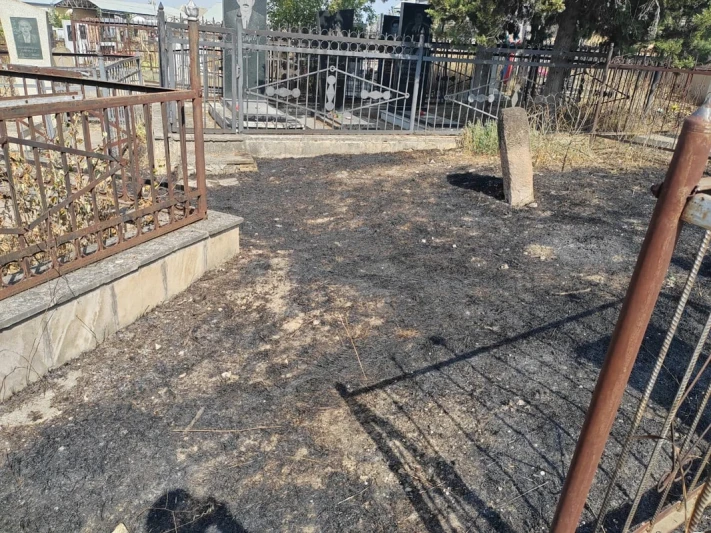 Qəbiristanlıqlarda yanğın törədən şəxslər tutuldu
