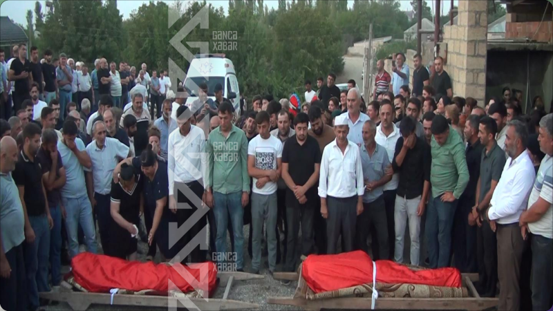Kanalda batan qardaşlar Tovuzda dəfn olunub - FOTO