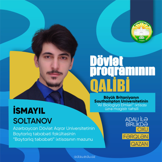 ADAU məzunları Dövlət Proqramının qalibi oldular
