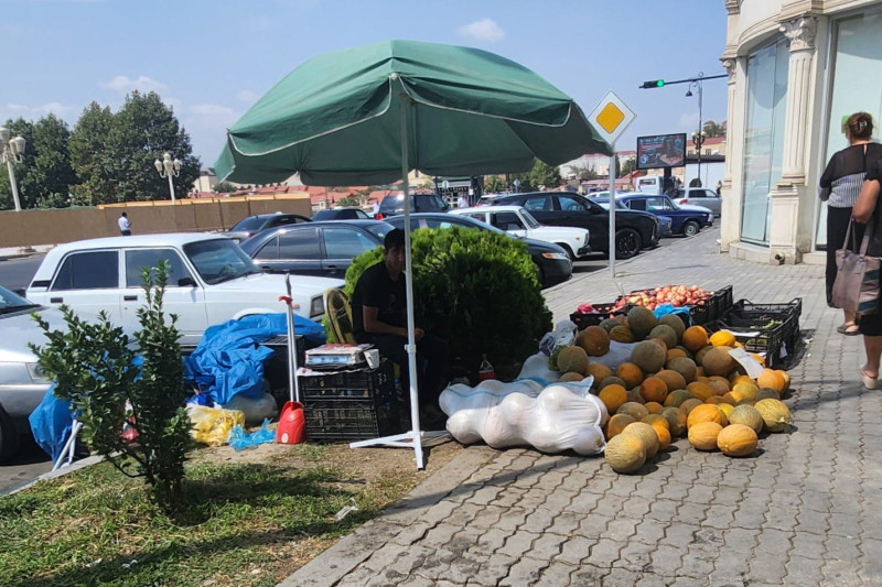 Gəncədə küçə ticarətinə qarşı reydlər keçirilib - FOTO