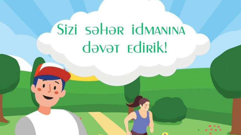 Gəncədə səhər idmanı aksiyası keçiriləcək