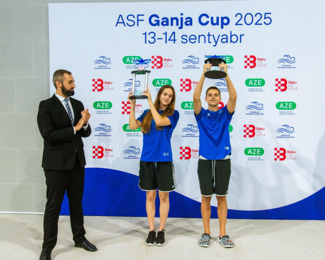 Gəncədə Ganja Cup 2025 üzgüçülük yarışı keçirilib
