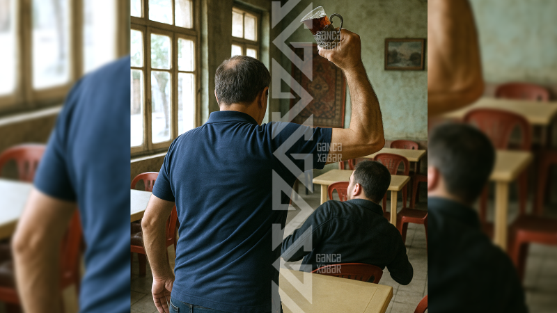 Kişi iş yoldaşının başına stəkanla vurub öldürdü