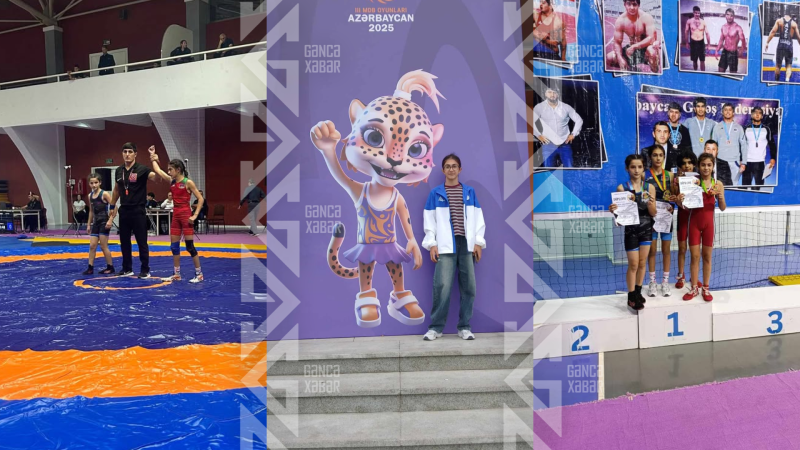 Gəncəli qız zirvəyə yüksəldi