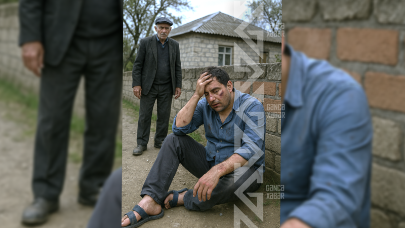 44 yaşlı kişini keçmiş qayınatası döyüb