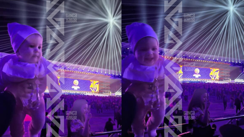 III MDB Oyunlarının bağlanış mərasiminin ən kiçik iştirakçısı