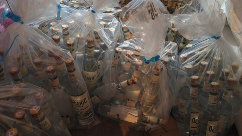 Gəncədə saxta alkoqollu içkilər aşkarlandı