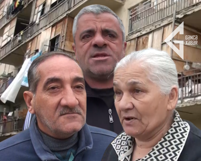 Gəncədə qəzalı yataqxanaların sakinlərinə illərdir vədlər verilir