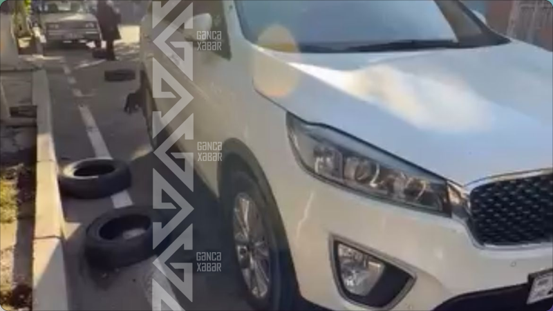 Gəncədə özbaşına parklanma qaydası - Sakinlər narazıdır