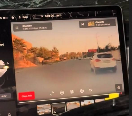 Qazaxda Tesla aşdı - ANBAAN GÖRÜNTÜLƏR