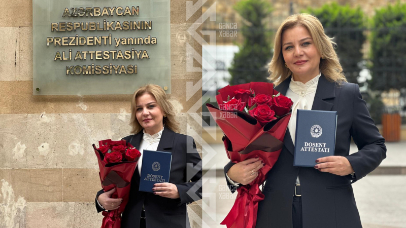 Gəncəli xanım alim oldu