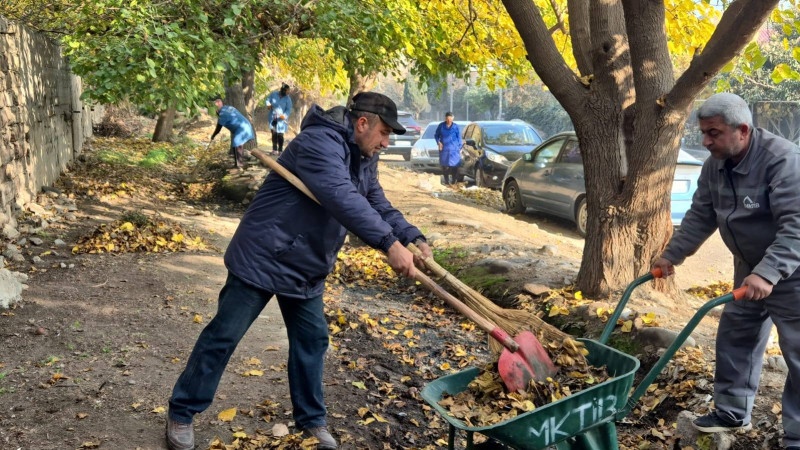 Gəncədə arxlar təmizlənib