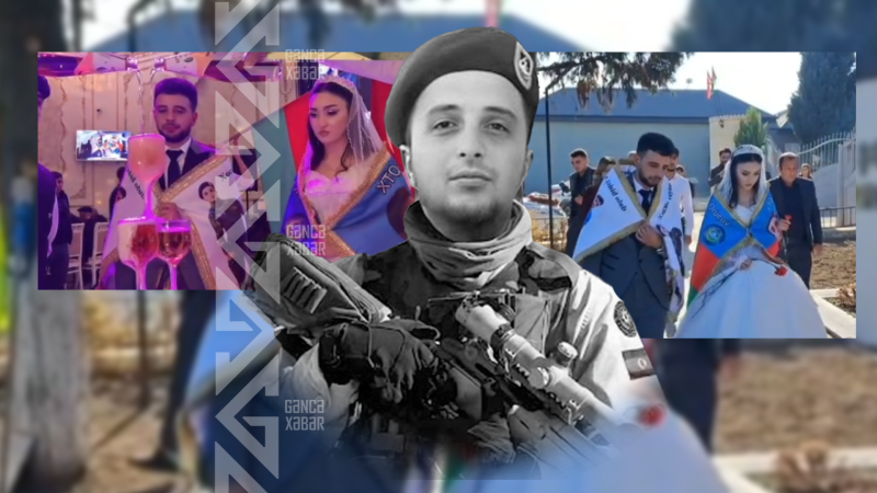 Gəncədə şəhidimizin qardaşının toyu oldu