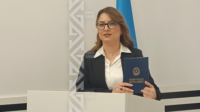 Gəncəli xanım ALİM oldu