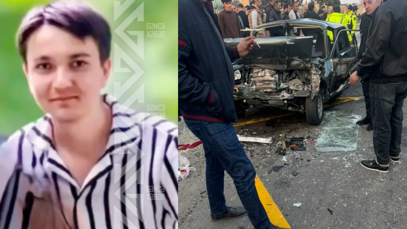 Gəncədəki dəhşətli qəzanın QURBANI - 19 yaşı varmış