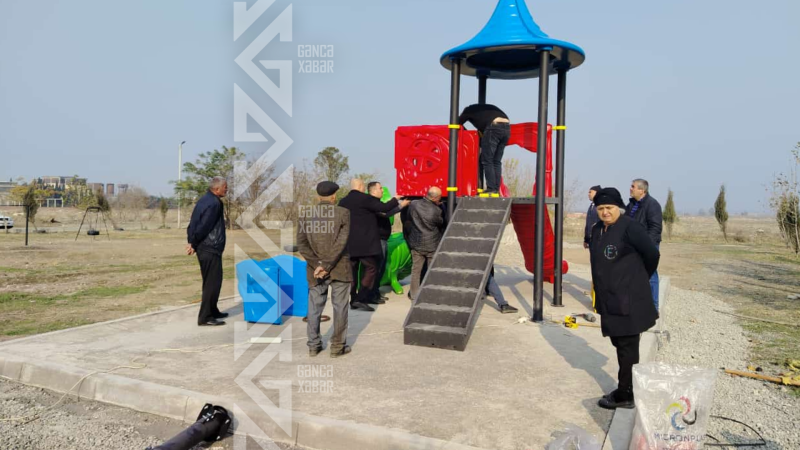 Gəncədə şəhid Nicat Qasımovun adına park salınıb