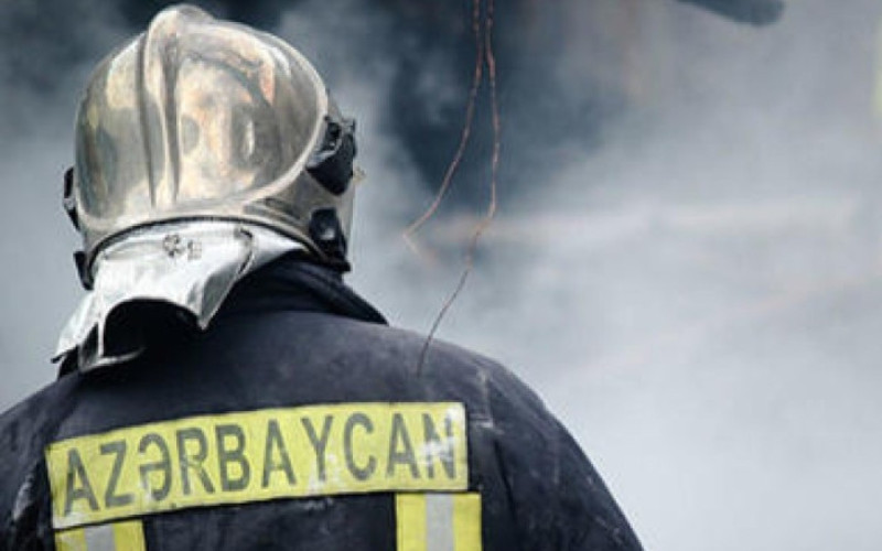 Göygöldə ev yandı - Qadın tüstüdən zəhərləndi