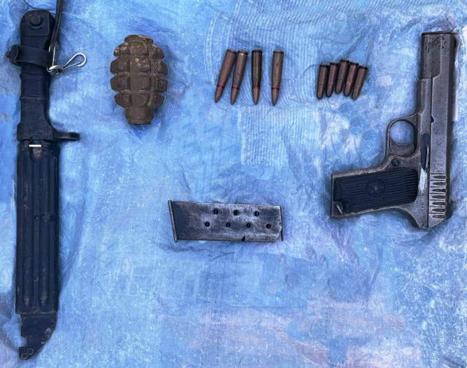 Gəncədə məhkumun gizlətdiyi silah-sursat tapılıb