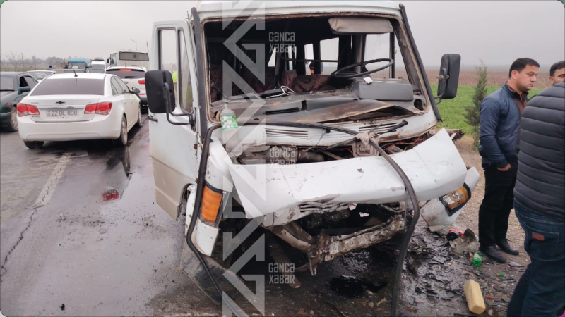 Goranboyda qəza olub, yaralılar var