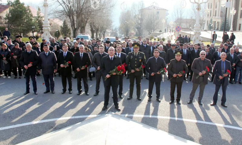 Ümummilli Lider Heydər Əliyev Daşkəsəndə dərin ehtiramla anılıb