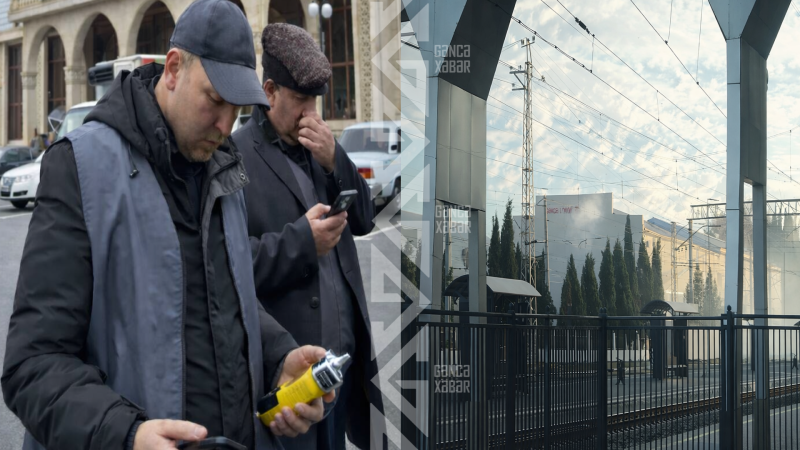 Gəncədə köhnə qatarlar havanı çirkləndirir? – Yoxlama keçirildi