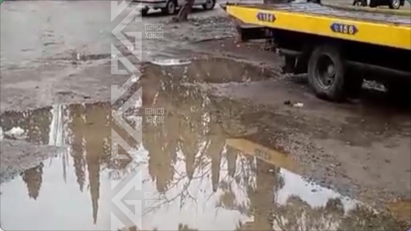 Gəncənin bu prospektinin sakinləri boğaza yığılıb